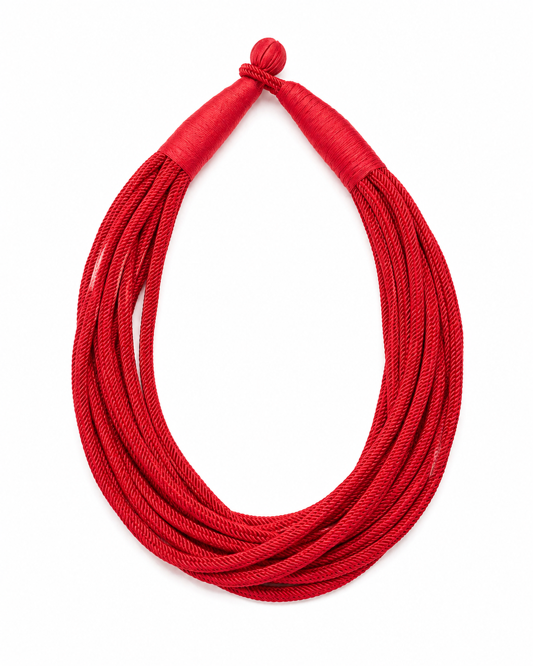 Game Day Red 8-Strand Necklace