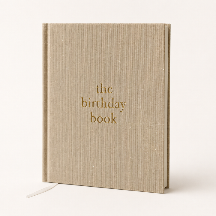 Birthday Memory Book – Birthday Guest Book w/Gold