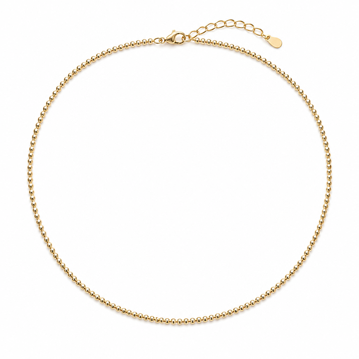 GOLD FILLED BEADED CHAIN