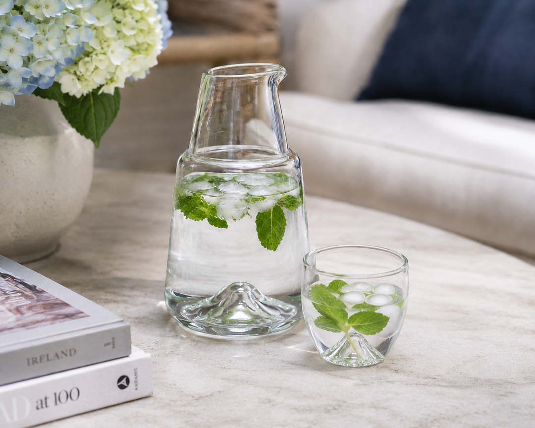 Pebbled Bedside Carafe Set
