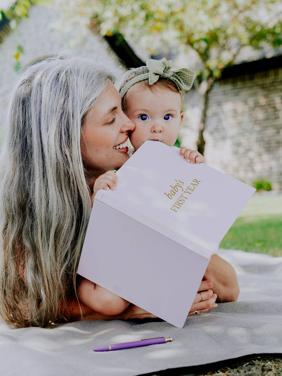 Baby's First Year Memory Book & Photo Album | Cream