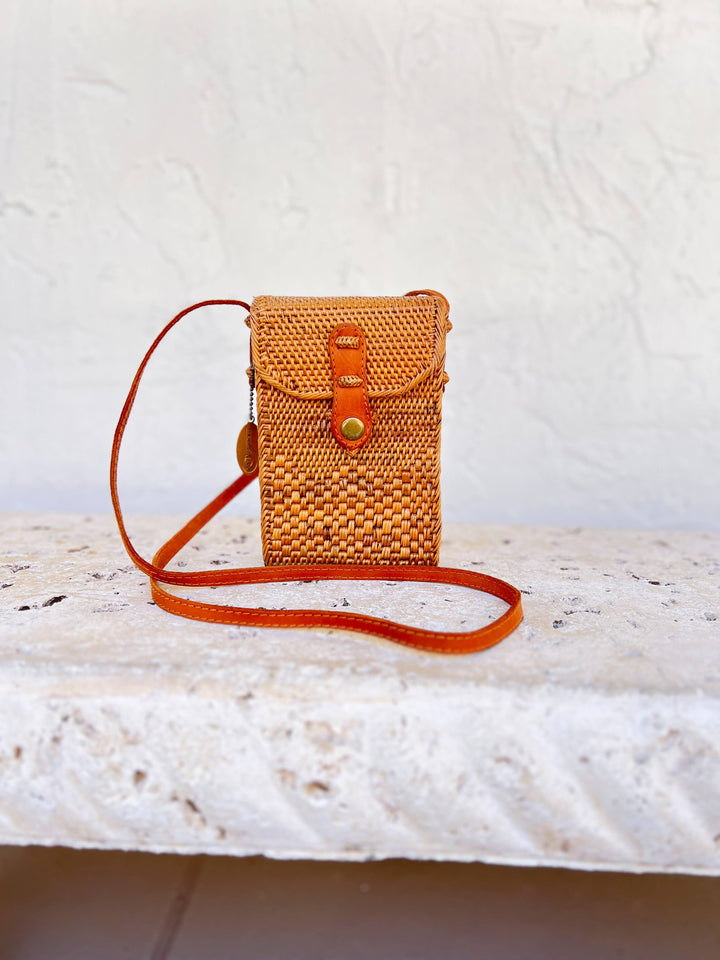 Ata Vine Cell Phone Crossbody Bag