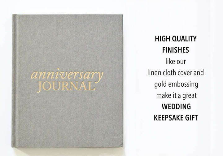 Anniversary Journal | Wedding Book | Gift for Wife or Spouse: Ivory