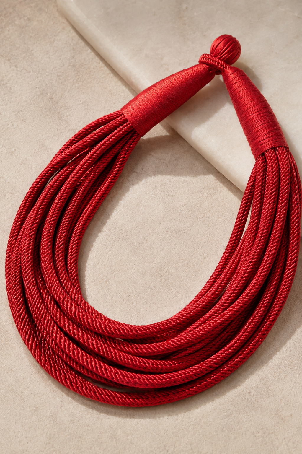 Game Day Red 8-Strand Necklace