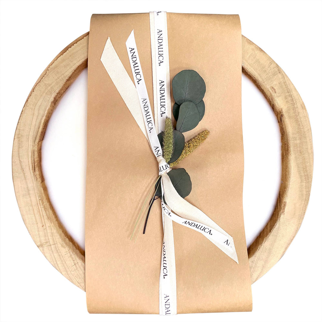 Paulownia Wood Round Candle (Local Delivery Only)