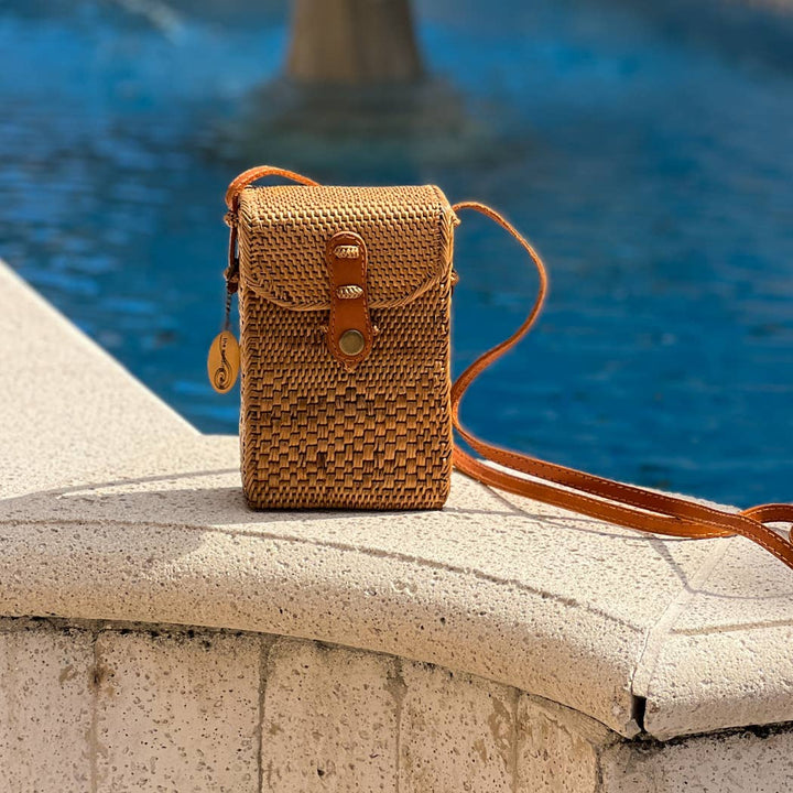Ata Vine Cell Phone Crossbody Bag