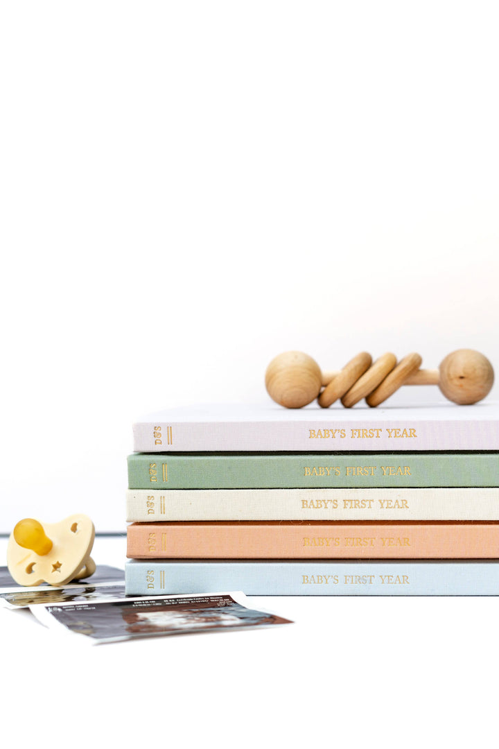 Baby's First Year Memory Book & Photo Album | Cream