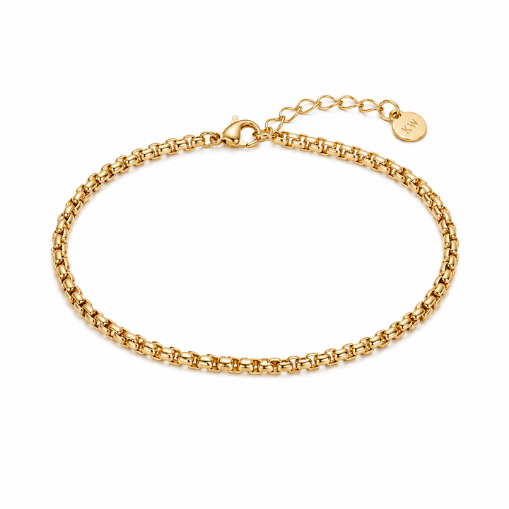 HOLLAND ROUND BOX CHAIN BRACELET