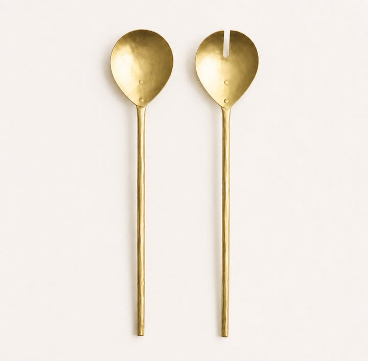 Forge Brass Salad Servers - Set of 2*