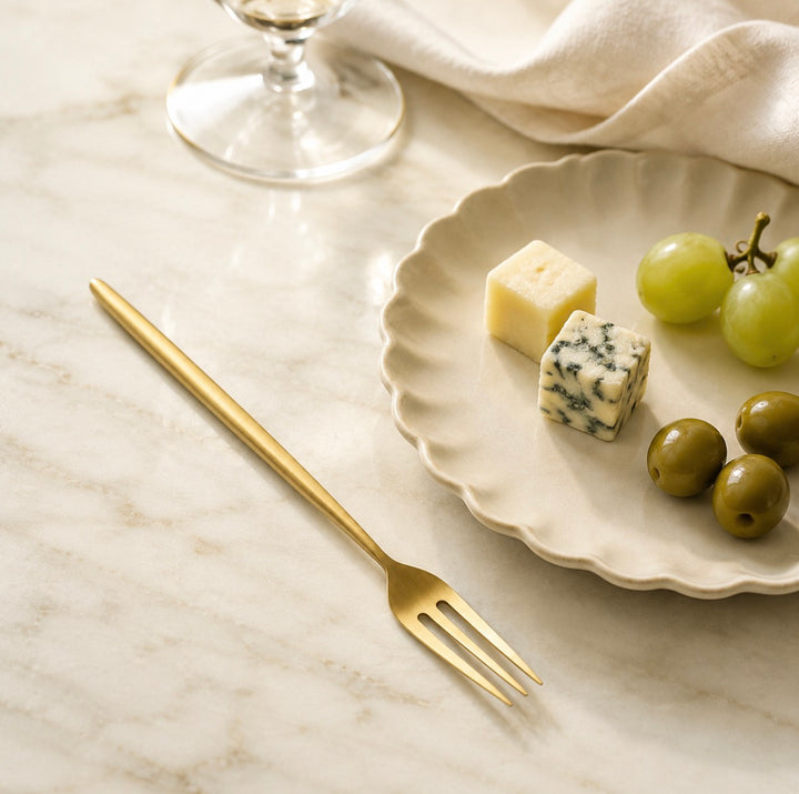 Gold Appetizer Fork