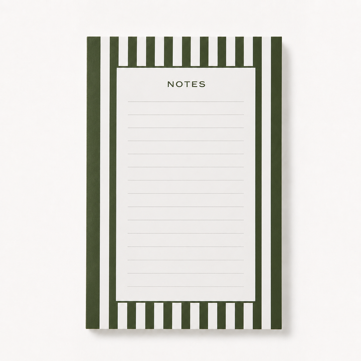 Striped Notepad