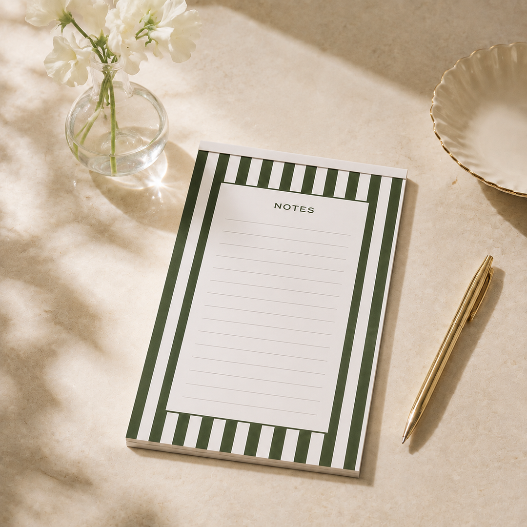 Striped Notepad