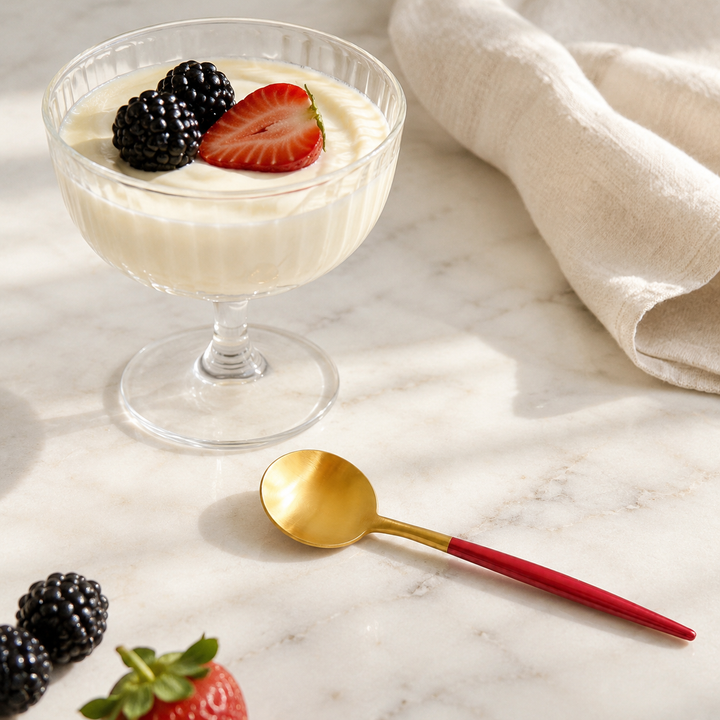 Gold/Red Coffee Tea Spoon