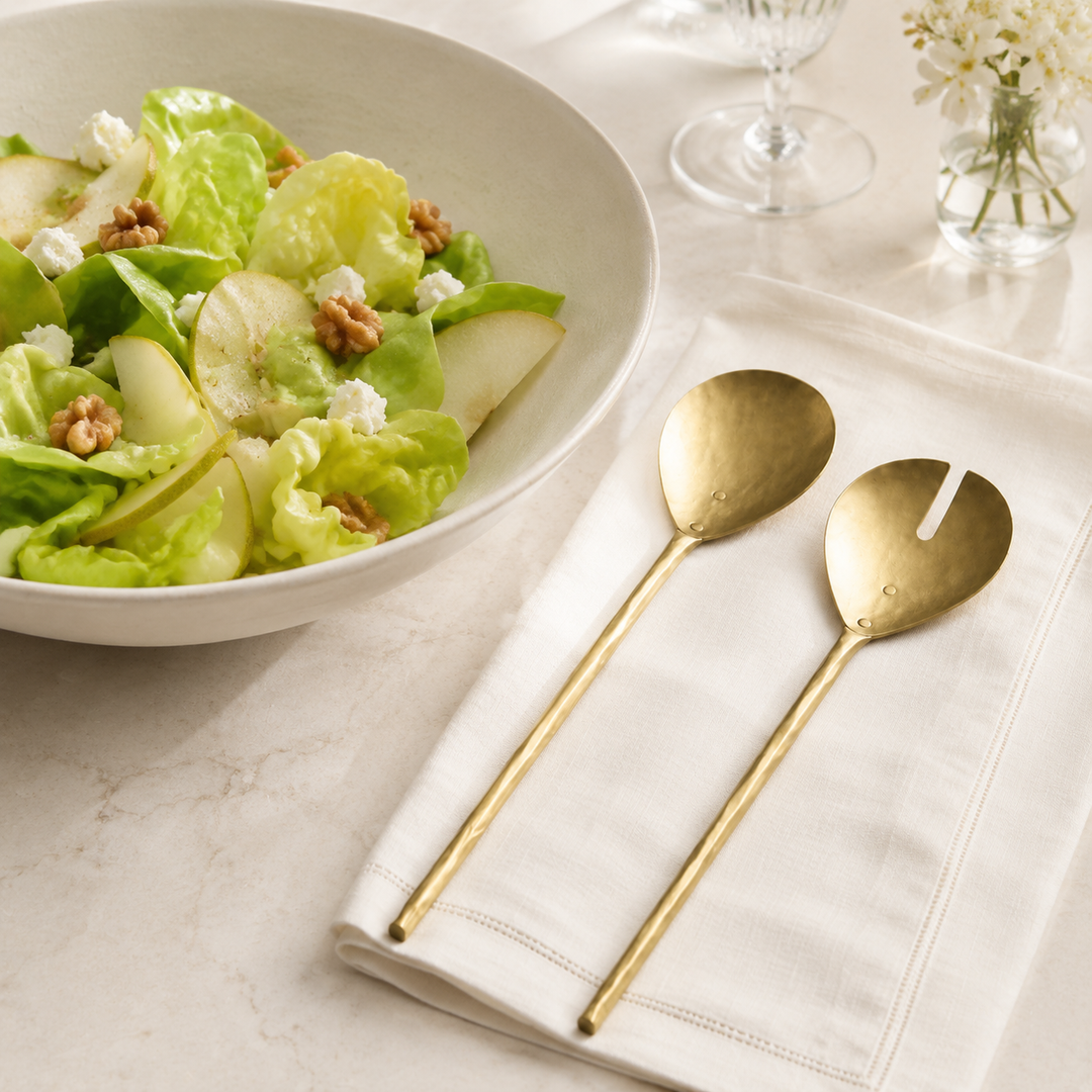 Forge Brass Salad Servers - Set of 2*
