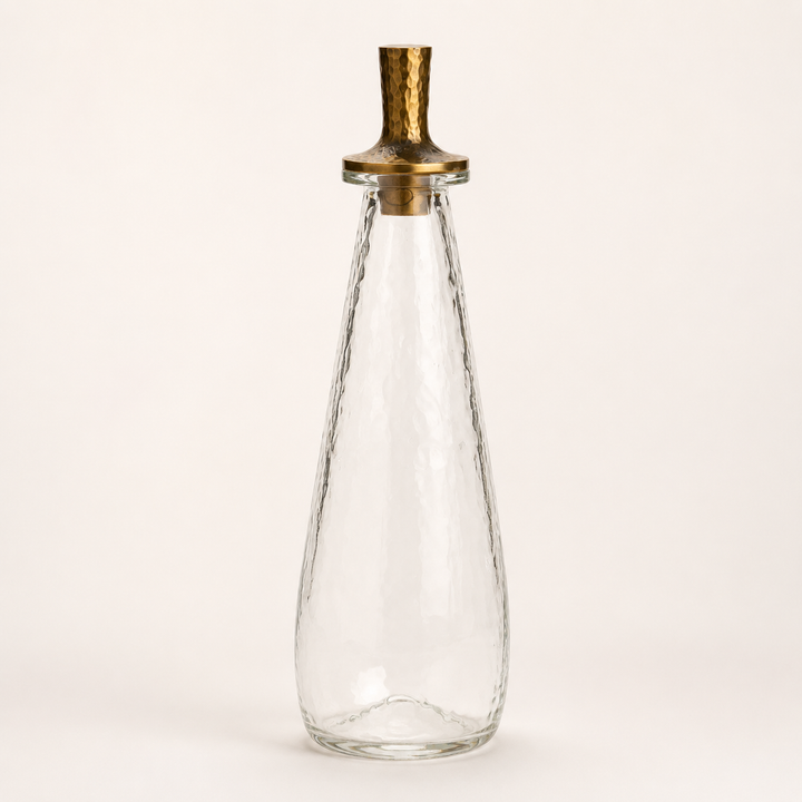 Pebbled Decanter Tall