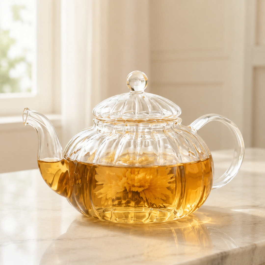 Glass Tea Pot with Infuser and Lid (20oz)