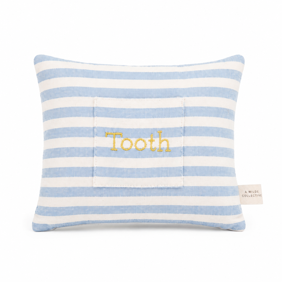 Handwoven Striped Tooth Fairy Pillow