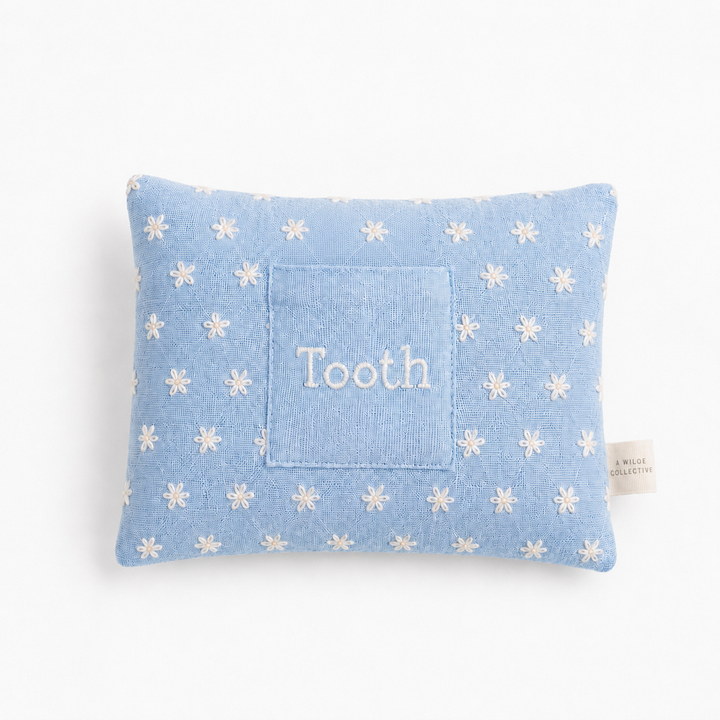 Handwoven Floral Tooth Fairy Pillow
