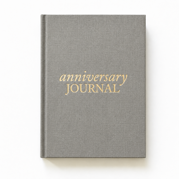Anniversary Journal | Wedding Book | Gift for Wife or Spouse: Taupe
