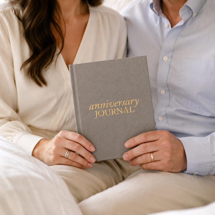 Anniversary Journal | Wedding Book | Gift for Wife or Spouse: Taupe