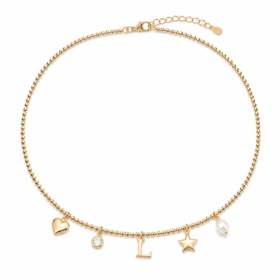 GOLD FILLED BEADED CHAIN