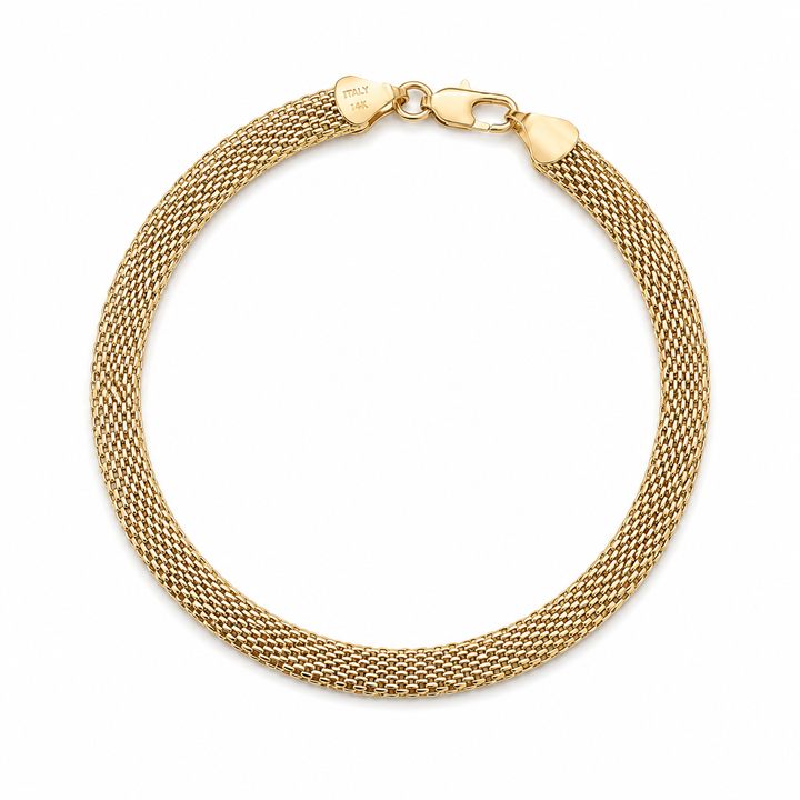 Gold Filled Mesh Layering Bracelet