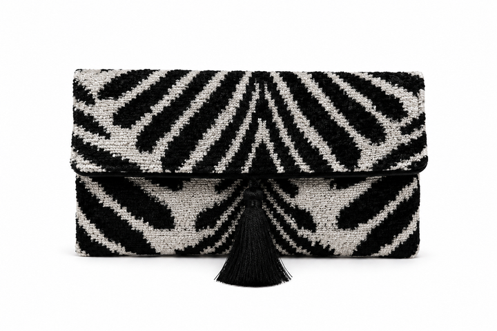 Blair Velvet Ikat Clutch