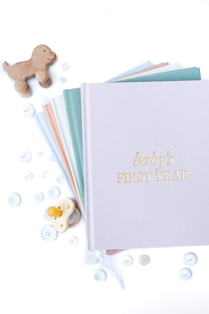 Baby's First Year Memory Book & Photo Album | Cream