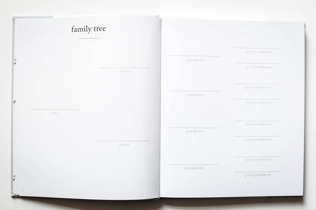 Baby's First Year Memory Book & Photo Album | Cream