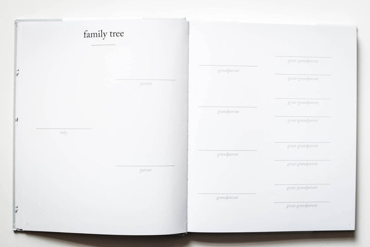 Baby's First Year Memory Book & Photo Album | Cream