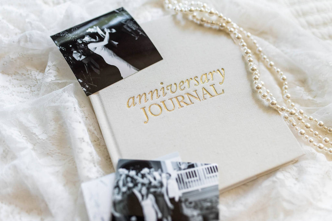Anniversary Journal | Wedding Book | Gift for Wife or Spouse: Ivory