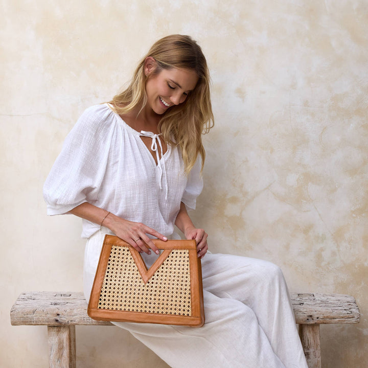 Medium Rattan Handbag